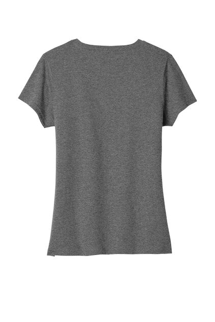 Women's SS V-Neck Tee - Heather