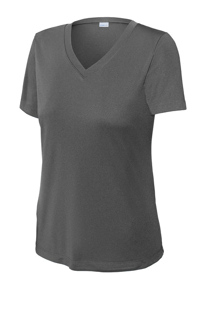 Women's SS V-Neck Tee - Iron