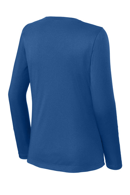 Women's LS V-Neck Tee -Royal