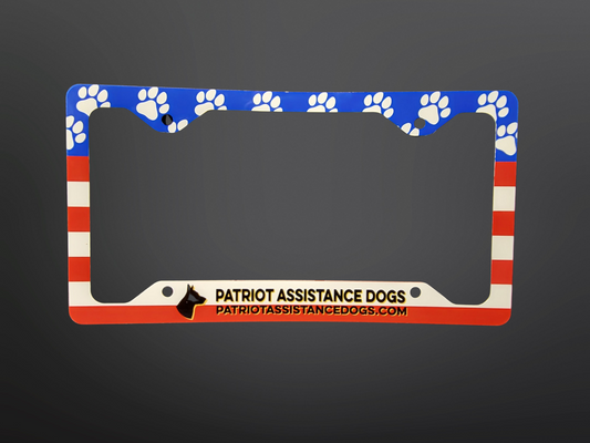 Patriot Assistance Dogs License Plate Frames