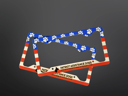 Patriot Assistance Dogs License Plate Frames