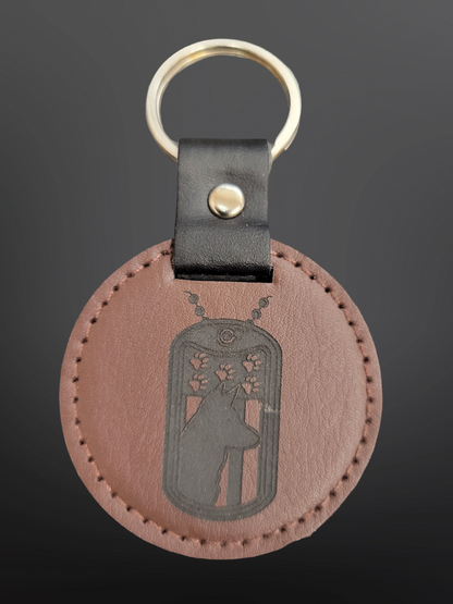 AB Keychain - Leather