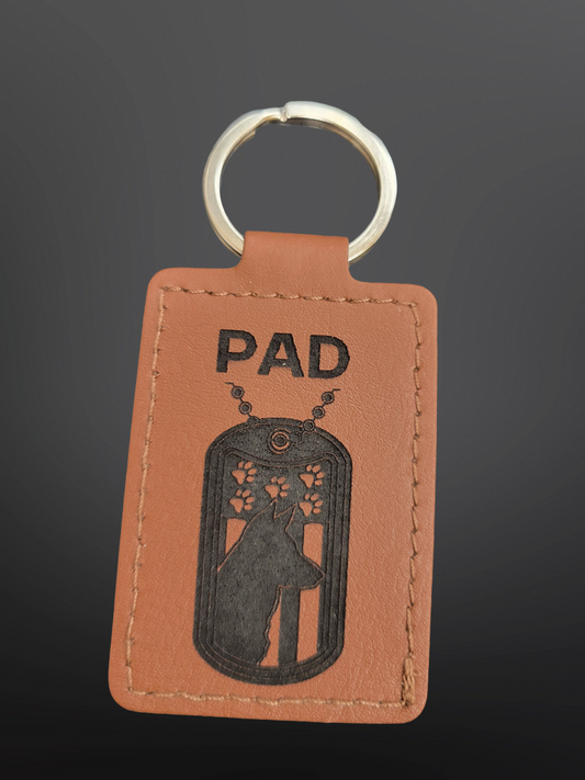 AB Keychain - Leather