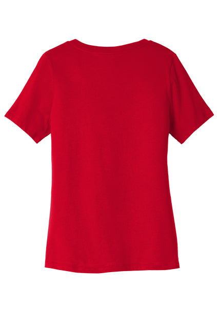 Women's SS V-Neck Tee "Rescued.."