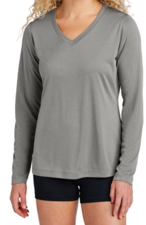 LST353LS Sport-Tek® Women's Long Sleeve PosiCharge® Competitor™ V-Neck Tee