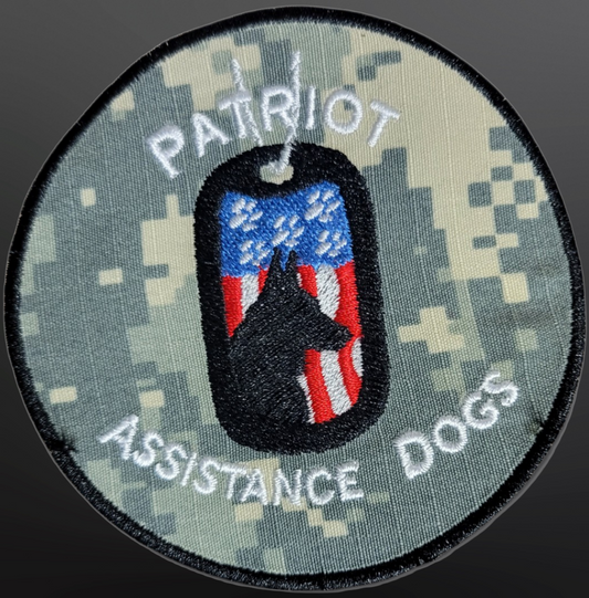 PAD Service Dog Patch